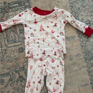 Charming Holiday Ballerina Pajama Set for Kids